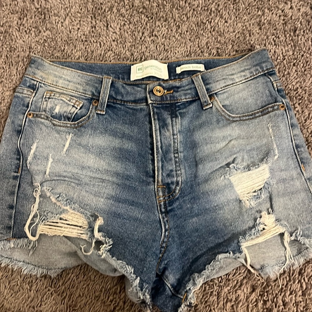 Womens Jean shorts regeneration By celebrity pink